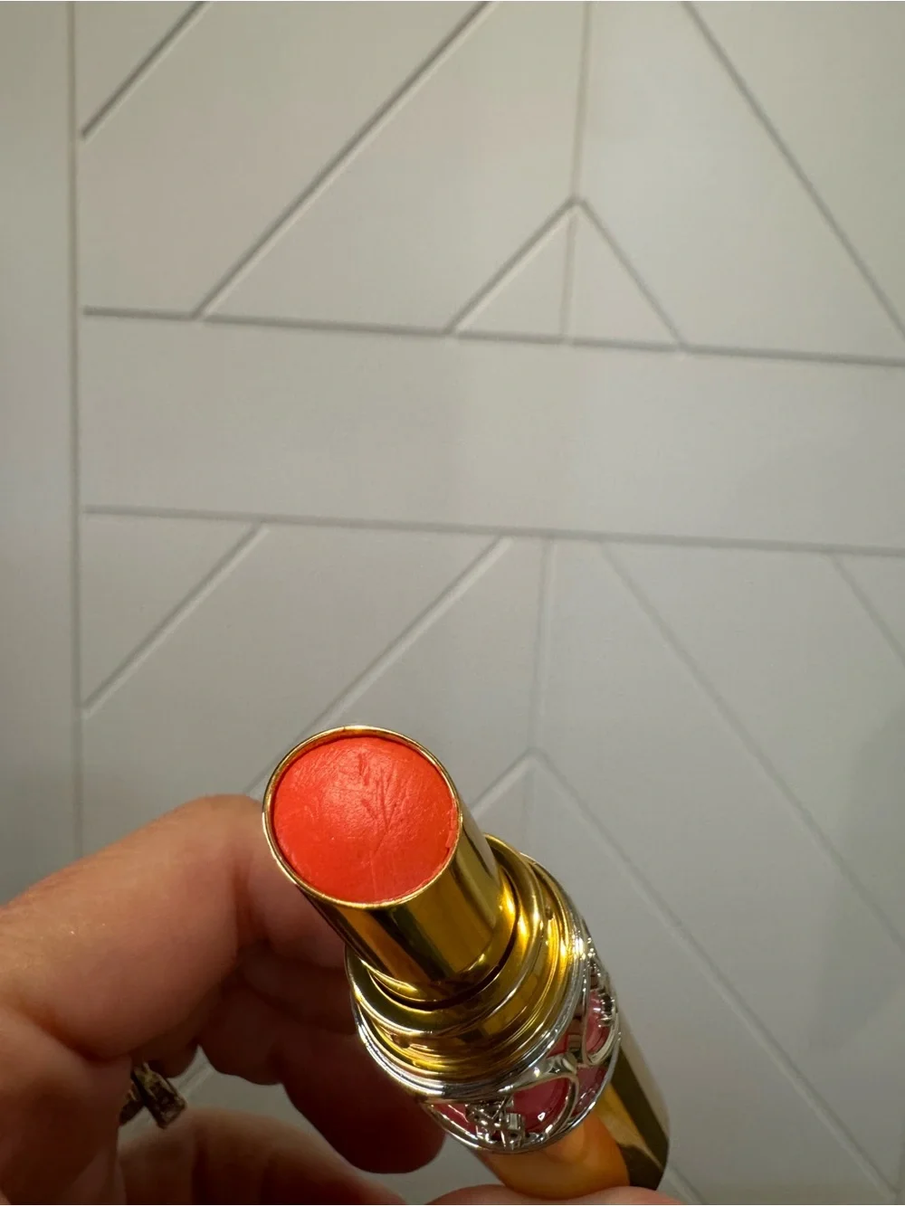 YSL Rouge Volupté Shine Oil-In-Stick Lipstick #41 Tester 4.5g New Unused